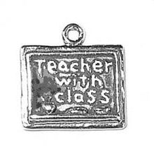 Load image into Gallery viewer, Charms. Sterling Silver, 14.8mm Width by 2.0mm Length by 15.2mm Height, Blackboard Charm. Quantity Per Pack: 1 Piece.