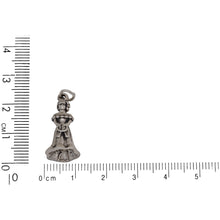 Load image into Gallery viewer, Sterling Silver, 11.4mm Width by 10.4mm Length by 22.7mm Height, Quinceanera Charm. Quantity Per Pack: 1 Piece.
