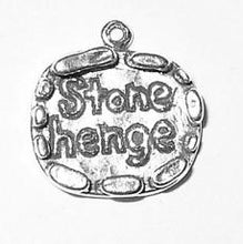 Load image into Gallery viewer, Charms. Sterling Silver, 18.6mm Width by 4.6mm Length by 19.6mm Height, Stonehedge Charm. Quantity Per Pack: 1 Piece.