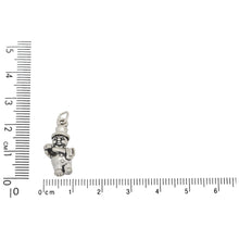 Load image into Gallery viewer, Sterling Silver, 11.4mm Width by 7.4mm Length by 20.8mm Height, Snowman Charm. Quantity Per Pack: 1 Piece.