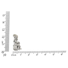 Load image into Gallery viewer, Sterling Silver, 10.2mm Width by 8.8mm Length by 20.8mm Height, Girl's First Communion Charm. Quantity Per Pack: 1 Piece.