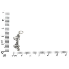 Load image into Gallery viewer, Sterling Silver, 6.1mm Width by 8.4mm Length by 22.1mm Height, Golden Gate Bridge Charm. Quantity Per Pack: 1 Piece.