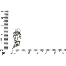 Load image into Gallery viewer, Sterling Silver, 16.3mm Width by 4.1mm Length by 21.1mm Height, Palm Tree With Hawaii Charm. Quantity Per Pack: 1 Piece.