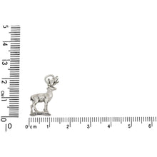 Load image into Gallery viewer, Sterling Silver, 5.6mm Width by 13.3mm Length by 19.1mm Height, Deer Charm. Quantity Per Pack: 1 Piece.
