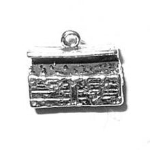Load image into Gallery viewer, Charms. Sterling Silver, 14.0mm Width by 7.2mm Length by 11.1mm Height, Treasure Chest Charm. Quantity Per Pack: 1 Piece.