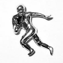 Load image into Gallery viewer, Charms. Sterling Silver, 7.7mm Width by 15.8mm Length by 23.9mm Height, Football Player Charm. Quantity Per Pack: 1 Piece.