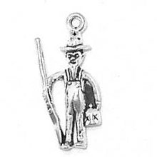 Load image into Gallery viewer, Charms. Sterling Silver, 9.0mm Width by 5.6mm Length by 22.7mm Height, Hillbilly Charm. Quantity Per Pack: 1 Piece.