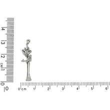 Load image into Gallery viewer, Sterling Silver, 7.0mm Width by 9.1mm Length by 29.9mm Height, Sequoia Charm. Quantity Per Pack: 1 Piece.