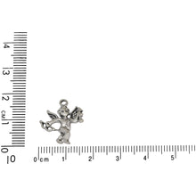 Load image into Gallery viewer, Sterling Silver, 16.6mm Width by 4.5mm Length by 19.0mm Height, Cupid Charm. Quantity Per Pack: 1 Piece.