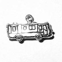 Load image into Gallery viewer, Charms. Sterling Silver, 19.7mm Width by 7.8mm Length by 11.4mm Height, RV Charm. Quantity Per Pack: 1 Piece.