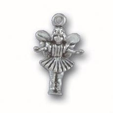 Load image into Gallery viewer, Charms. Sterling Silver, 13.2mm Width by 5.8mm Length by 20.3mm Height, Fairy Charm. Quantity Per Pack: 1 Piece.