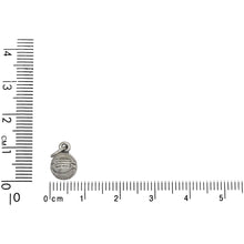 Load image into Gallery viewer, Sterling Silver, 17.5mm Width by 5.6mm Length by 14.2mm Height, Pitbull Dog Charm. Quantity Per Pack: 1 Piece.