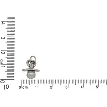 Load image into Gallery viewer, Sterling Silver, 9.8mm Width by 2.9mm Length by 24.0mm Height, Moon Face Charm. Quantity Per Pack: 1 Piece.