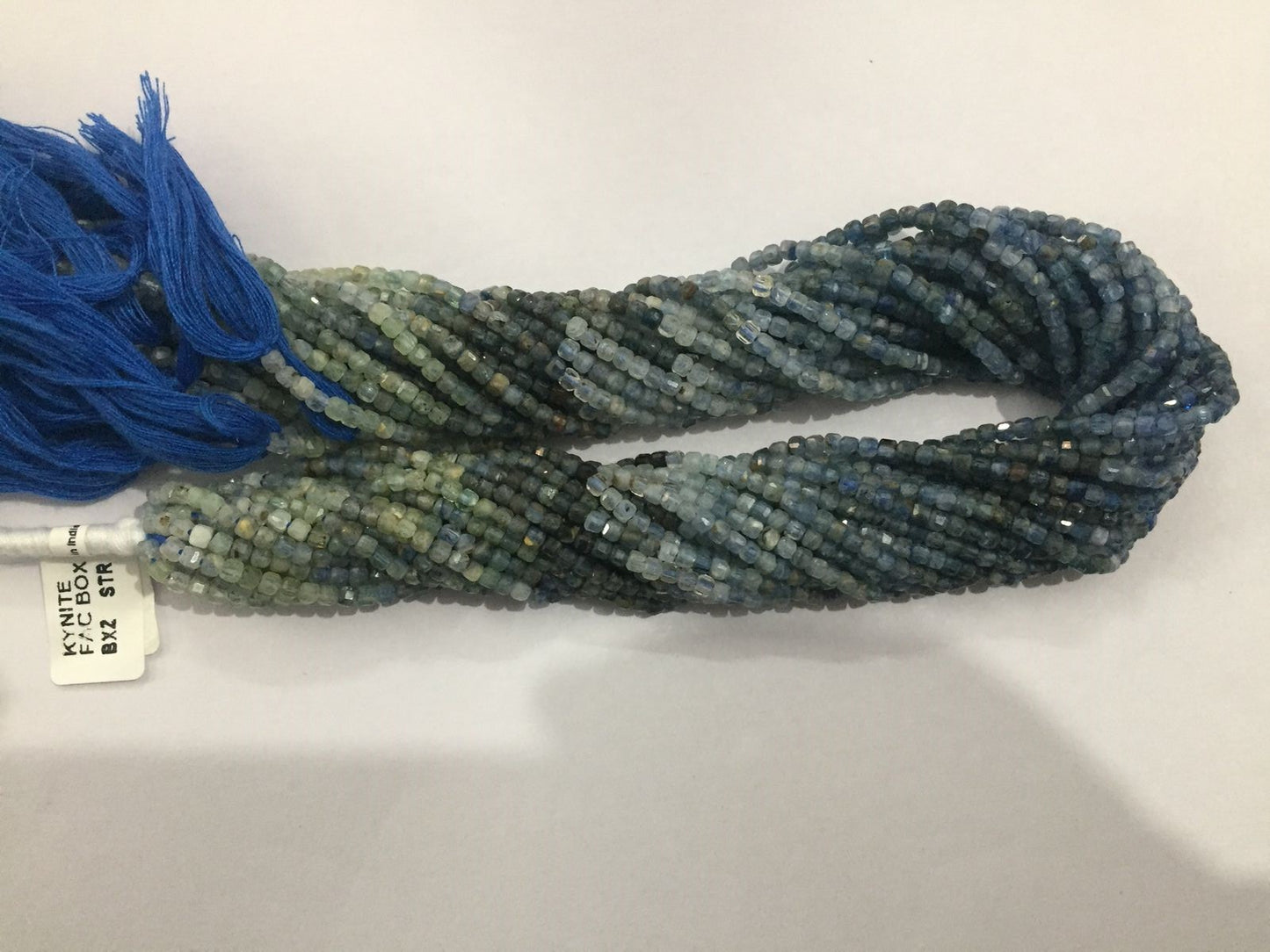 Kyanite Faceted Box Beads Faceted Box, Box Faceted