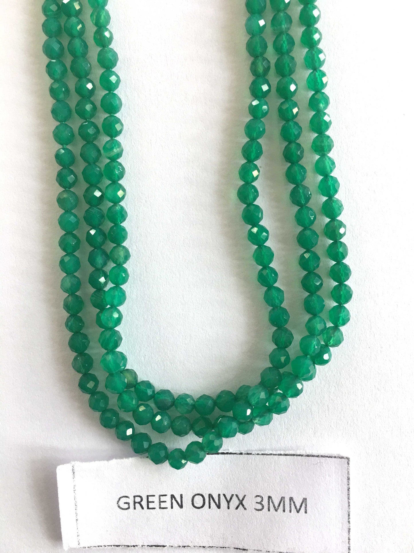 Green Onyx Stone Rondelle Beads 13 Inch Strand ,Green Onyx Faceted Rondelle Beads , 3 mm