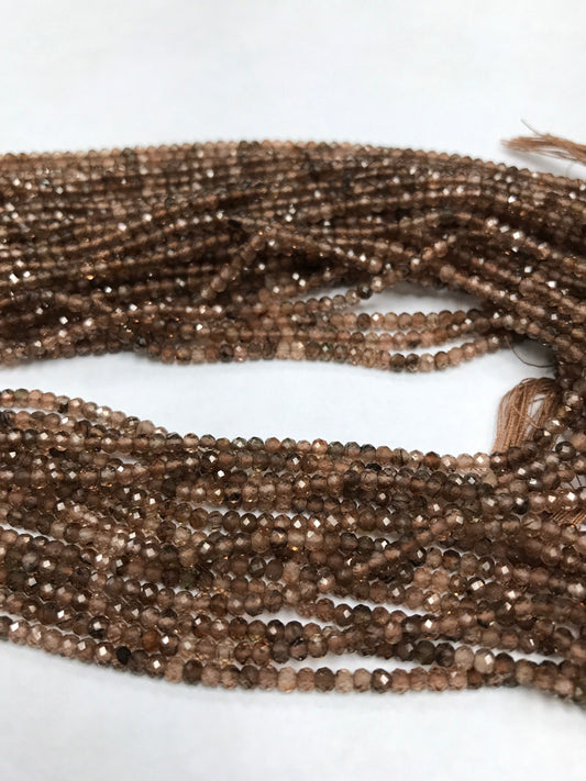 Andalusite Beads faceted rondelle