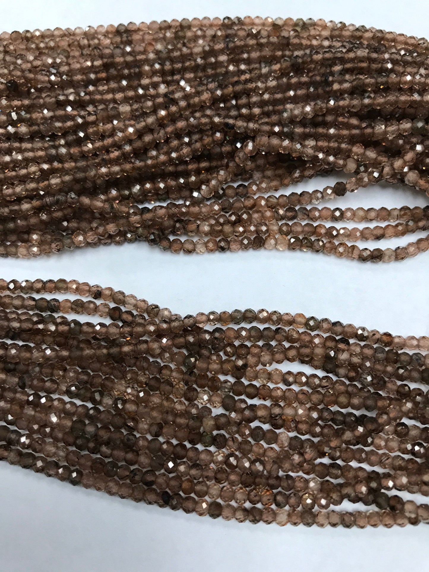 Andalusite Beads faceted rondelle