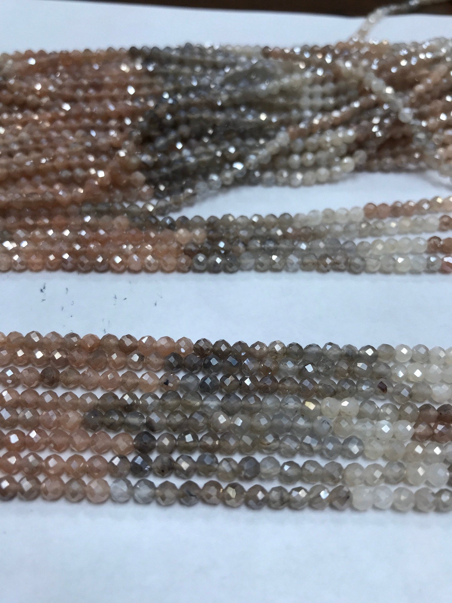 Multi Moonstone Beads faceted round, Moonstone Beads, Moonstone ,Electroplated Moonstone,Coated Moonstone Beads