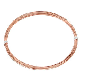 Rose Gold-Filled Wire Round 8 10 12 14 16 18 19 20 21 22 24 26 28 Gauge.Ounces sold per pack - 1.0 ounce.