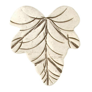 Fine Silver, Hill Tribe, 32.7mm Width by 6.1mm Length by 35.9mm Height, Leaf Pendant. Quantity Per Pack: 1 Piece.