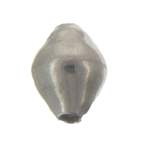 Fine Silver, Hill Tribe Bead, 8.4mm Width by 8.4mm Length by 10.8mm Height, Saucer Bead. Quantity per pack: 4 Pieces.