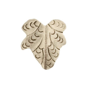 Fine Silver, Hill Tribe, 21.9mm Width by 4.8mm Length by 24.3mm Height, Leaf Pendant. Quantity Per Pack: 3 Pieces.