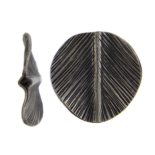 Fine Silver, Hill Tribe Bead, 25.4mm Width by 4.3mm Length by 26.0mm Height, Twisted Textured Round Bead. Quantity per pack: 1 Piece.