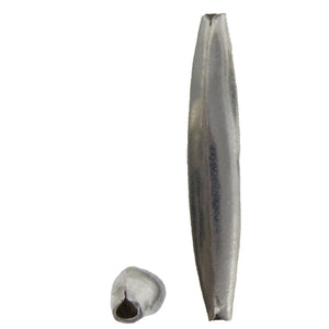 Fine Silver, Hill Tribe Bead, 5.6mm Width by 5.5mm Length by 26.6mm Height, Tube Bead. Quantity per pack: 2 Pieces.