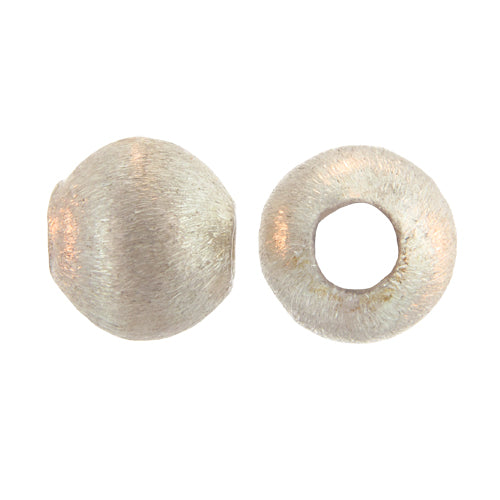 Fine Silver, Hill Tribe Bead, 14.4mm Width by 14.5mm Length by 13.6mm Height, Textured Round Bead. Quantity per pack: 1 Piece.