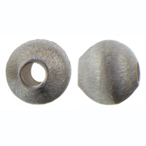 Fine Silver, Hill Tribe Bead, 12.4mm Width by 12.5mm Length by 11.5mm Height, Textured Round Bead. Quantity per pack: 2 Pieces.