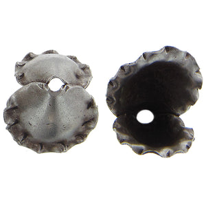 Fine Silver, Hill Tribe Bead, 18.0mm Width by 17.2mm Length by 19.1mm Height, Fancy Bead. Quantity per pack: 1 Piece.