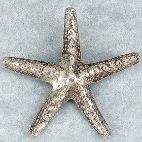 Fine Silver, Hill Tribe, 62.9mm Width by 13.5mm Length by 60.5mm Height, Starfish Pendant. Quantity Per Pack: 1 Piece.