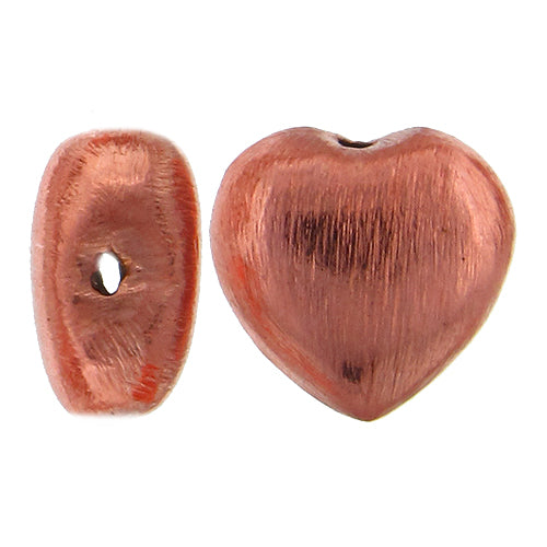 Copper, 11.8mm Width by 11.9mm Length by 7.1mm Height, Matte Saucer Bead. Quantity per pack: 16 Pieces.