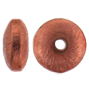 Copper, 8.3mm Width by 8.3mm Length by 5.1mm Height, Matte Roundel Bead. Quantity per pack: 39 Pieces.