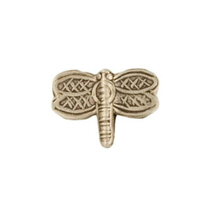 Fine Silver, Hill Tribe Bead, 19.7mm Width by 4.6mm Length by 15.3mm Height, Stamped Insect Butterfly Bead. Quantity per pack: 3 Pieces.