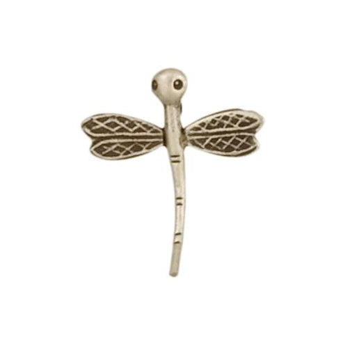 Fine Silver, Hill Tribe, 23.5mm Width by 14.9mm Length by 25.8mm Height, Dragonfly Charm. Quantity Per Pack: 4 Pieces.