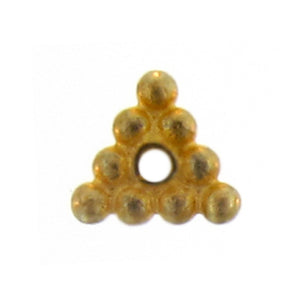 Sterling Silver Gold Plated / Vermeil, 5.9mm Width by 1.7mm Length by 1.5mm Height, Daisy Bead. Quantity per pack: 36 Pieces.