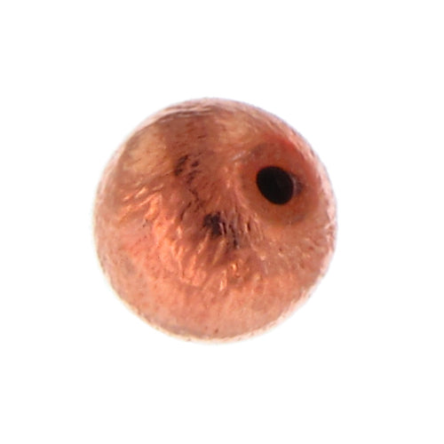 Copper, 8.0mm Width by 8.0mm Length by 7.3mm Height, Matte Round Bead. Quantity per pack: 27 Pieces.