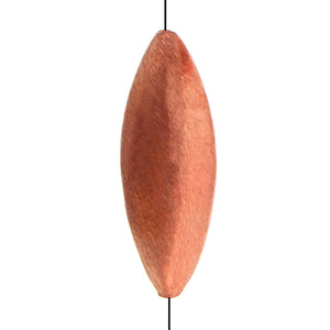 Copper, 10.0mm Width by 8.5mm Length by 27.4mm Height, Textured Oval Bali Bead. Quantity per pack: 7 Pieces.