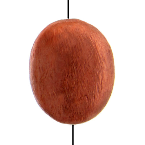 Copper, 12.9mm Width by 10.7mm Length by 16.0mm Height, Textured Oval Bali Bead. Quantity per pack: 13 Pieces.