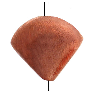 Copper, 16.2mm Width by 10.9mm Length by 14.6mm Height, Textured Diamond Bali Bead. Quantity per pack: 14 Pieces.