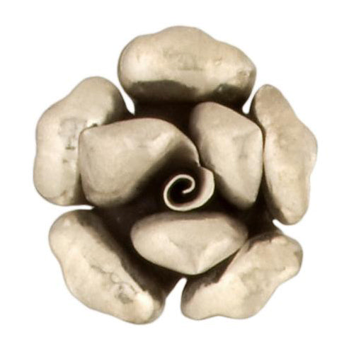 Fine Silver, Hill Tribe, 37.3mm Width by 13.5mm Length by 37.2mm Height, Flower Pendant. Quantity Per Pack: 1 Piece.