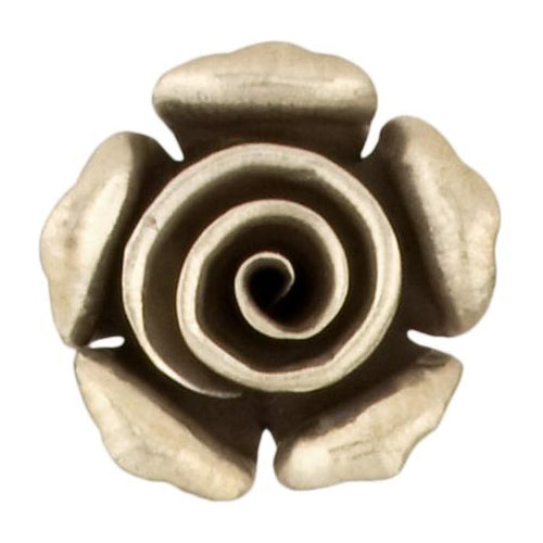 Fine Silver, Hill Tribe, 34.4mm Width by 15.9mm Length by 35.1mm Height, Flower Pendant. Quantity Per Pack: 1 Piece.