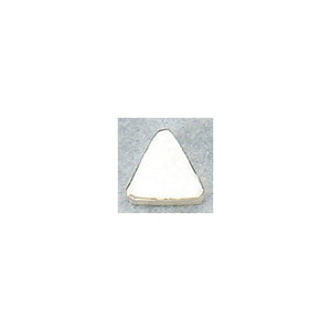 Fine Silver, Hill Tribe Bead, 12.3mm Width by 4.8mm Length by 11.2mm Height, Triangle Bead. Quantity per pack: 5 Pieces.