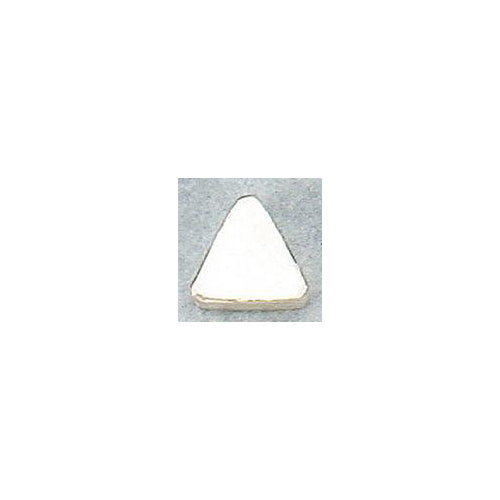 Fine Silver, Hill Tribe Bead, 12.3mm Width by 4.8mm Length by 11.2mm Height, Triangle Bead. Quantity per pack: 5 Pieces.