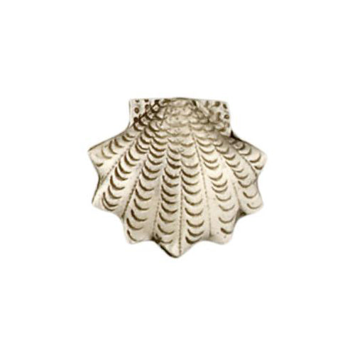 Fine Silver, Hill Tribe Bead, 19.6mm Width by 7.3mm Length by 16.9mm Height, Shell Bead. Quantity per pack: 3 Pieces.