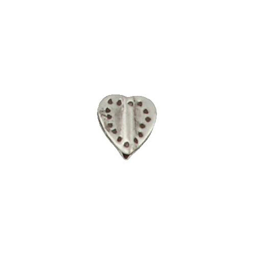 Fine Silver, Hill Tribe Bead, 10.2mm Width by 3.3mm Length by 10.8mm Height, Stamped Puffy Bead. Quantity per pack: 5 Piece.