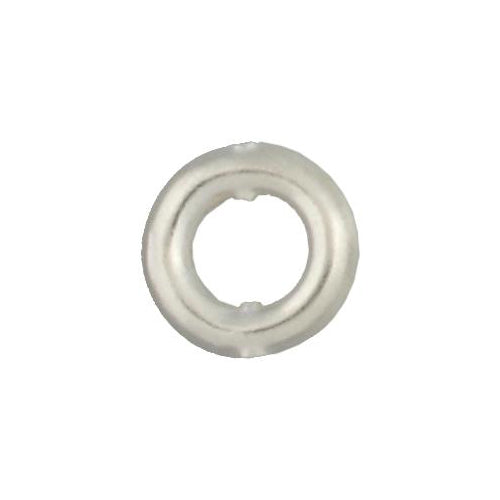 Fine Silver, Hill Tribe Bead, 18.3mm Width by 4.5mm Length by 18.5mm Height, Round Bead With 10.2mm Opening. Quantity per pack: 3 Pieces.