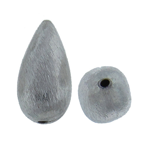 Sterling Silver, 12.4mm Width by 7.2mm Length / Height, Oval Bali Bead. Quantity Per Pack: 19.