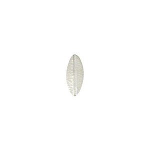 Fine Silver, Hill Tribe Bead, 22.3mm Width by 4.4mm Length by 56.5mm Height, Hammered Oval Bead. Quantity per pack: 1 Piece.